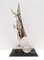 Vintage Brass Decorative Object with Sail Boat and Two Seagulls, Image 1