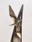 Vintage Brass Decorative Object with Sail Boat and Two Seagulls, Image 8