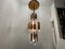 Mid-Century Gold Metal Pendant Light by Gaetano Sciolari, 1970s 4