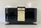 French Art Deco Parchment and Black Lacquer Sideboard, 1930s, Image 2