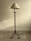 French Wrought Iron Floor Lamp, 1930s, Image 1