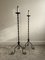 French Wrought Iron Floor Lamp, 1930s 7