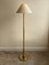 Antique Brass Floor Lamp, 1890s 1