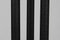 Lampada da terra a tre braccia in ottone e metallo laccato nero nello stile di Josef Frank, anni '50, Immagine 12