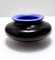 Postmodern Iridescent Black and Cornflower Blue Cased Glass Vase, Italy, 1980s, Image 7