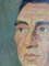 Anton Versluys, Porträt eines Mannes, Öl auf Leinwand, 1941, gerahmt 3