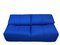 Vintage Blue Plumy Two-Seater Sofa by Annie Hiéronimus for Ligne Roset 1