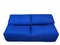 Vintage Blue Plumy Two-Seater Sofa by Annie Hiéronimus for Ligne Roset, Image 1