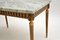 French Gilt Wood and Marble Top Coffee Table, 1950 8