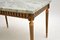 French Gilt Wood and Marble Top Coffee Table, 1950, Image 8