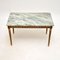 French Gilt Wood and Marble Top Coffee Table, 1950 2