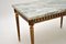 French Gilt Wood and Marble Top Coffee Table, 1950, Image 7