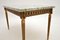 French Gilt Wood and Marble Top Coffee Table, 1950 6