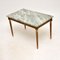 French Gilt Wood and Marble Top Coffee Table, 1950, Image 3