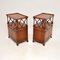 Antique Yew Side Cabinets, 1920, Set of 2 4