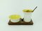 Danish Modern Ceramic and Wood Serving Set from Laurids Lonborg, 1960s, Set of 6 1