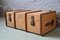 Antique Trunk in Wood and Canvas 5