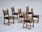 Danish Dining Chairs in Oak Wood, 1970s, Set of 6 1