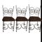 Spanische Stühle aus Schmiedeeisen, 3er Set 1