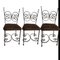 Spanish Wrought-Iron Chairs, Set of 3 1