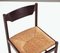 Oak Rush Chairs in Style of Vico Magistretti, Set of 4 3