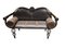 Mid-Century Double Seat Sofa in Wrought Iron, Image 1
