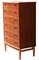 Danish Teak Chest of Drawers with Arched Front, 1960s, Image 6
