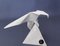 White Ceramic Origami Eagle Sculpture by Guy Legrand 1