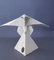 White Ceramic Origami Eagle Sculpture by Guy Legrand 16