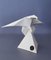 White Ceramic Origami Eagle Sculpture by Guy Legrand 3