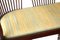 Gepolsterte Sitzbank aus Holz im Sezessionsstil, Frühe 1900er 4