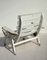 Folding Garden Armchair in White Wood, 1960s 8