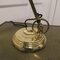 Lámpara de escritorio de banquero Art Déco de latón, años 20, Imagen 3