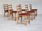 Danish Dining Chairs in Furniture Wool, 1970s, Set of 6 15