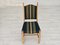 Danish Dining Chairs in Furniture Wool, 1970s, Set of 6 4