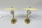 Small Brass Table Lights from Hillebrand, 1950s, Set of 2 5