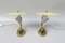 Small Brass Table Lights from Hillebrand, 1950s, Set of 2, Image 5