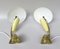 Petites Lampes de Bureau en Laiton de Hillebrand, 1950s, Set de 2 6