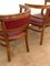 Art Deco Wooden Cockpit Chairs, Italy, 1940s, Set of 4, Image 16