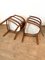 Art Deco Wooden Cockpit Chairs, Italy, 1940s, Set of 4 4