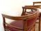 Art Deco Wooden Cockpit Chairs, Italy, 1940s, Set of 4, Image 15