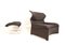 Saporiti Lounge Chair with Ottoman by Giovanni Offredi for Saporiti Italia, 1970s, Set of 2 21