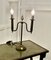 Arts and Crafts Brass Candelabra Lamp, 1970s, Image 6