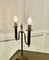 Arts and Crafts Brass Candelabra Lamp, 1970s, Image 3