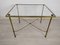 Gold-Plated Brass Ringed Side Tables, 1950s, Set of 3, Image 14