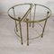 Gold-Plated Brass Ringed Side Tables, 1950s, Set of 3, Image 20