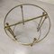 Gold-Plated Brass Ringed Side Tables, 1950s, Set of 3, Image 8