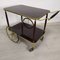 Vintage Brass Service Trolley, 1950s 4