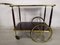 Vintage Brass Service Trolley, 1950s, Image 2