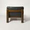 Sling Chair in Wood and Green Leather, Germany, 1970s, Image 6